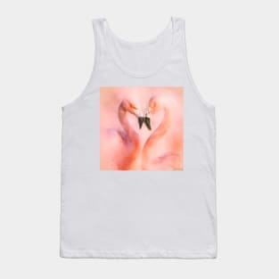 Love is - a Flamingo Heart Tank Top